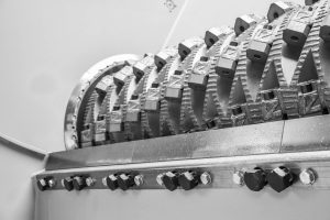 Gegenmesser Shredder einstellbar