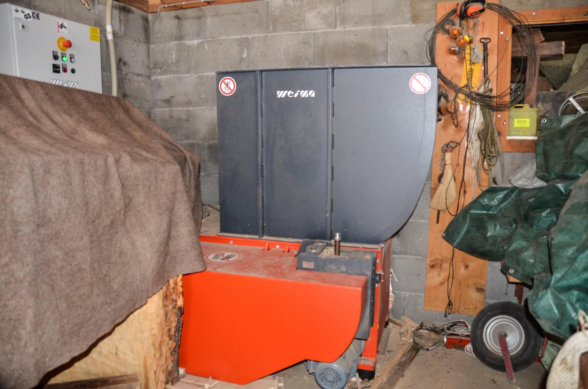 WL 4 Shredder beim Kunden Harmonie Holz