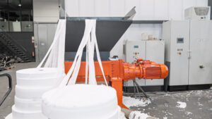 Vliess Zerkleinerung