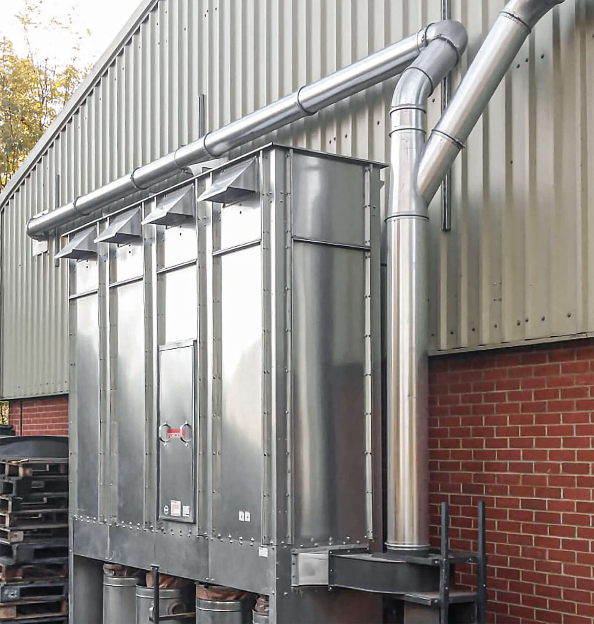 The dust extraction with filtration system