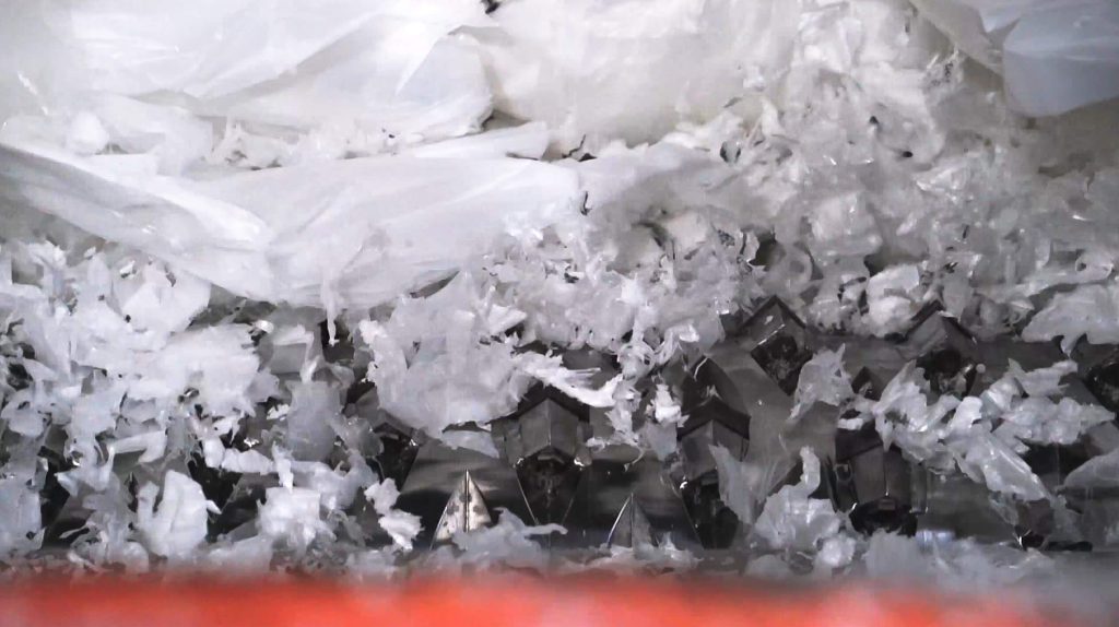 The F-rotor was specially developed for shredding films and fibers