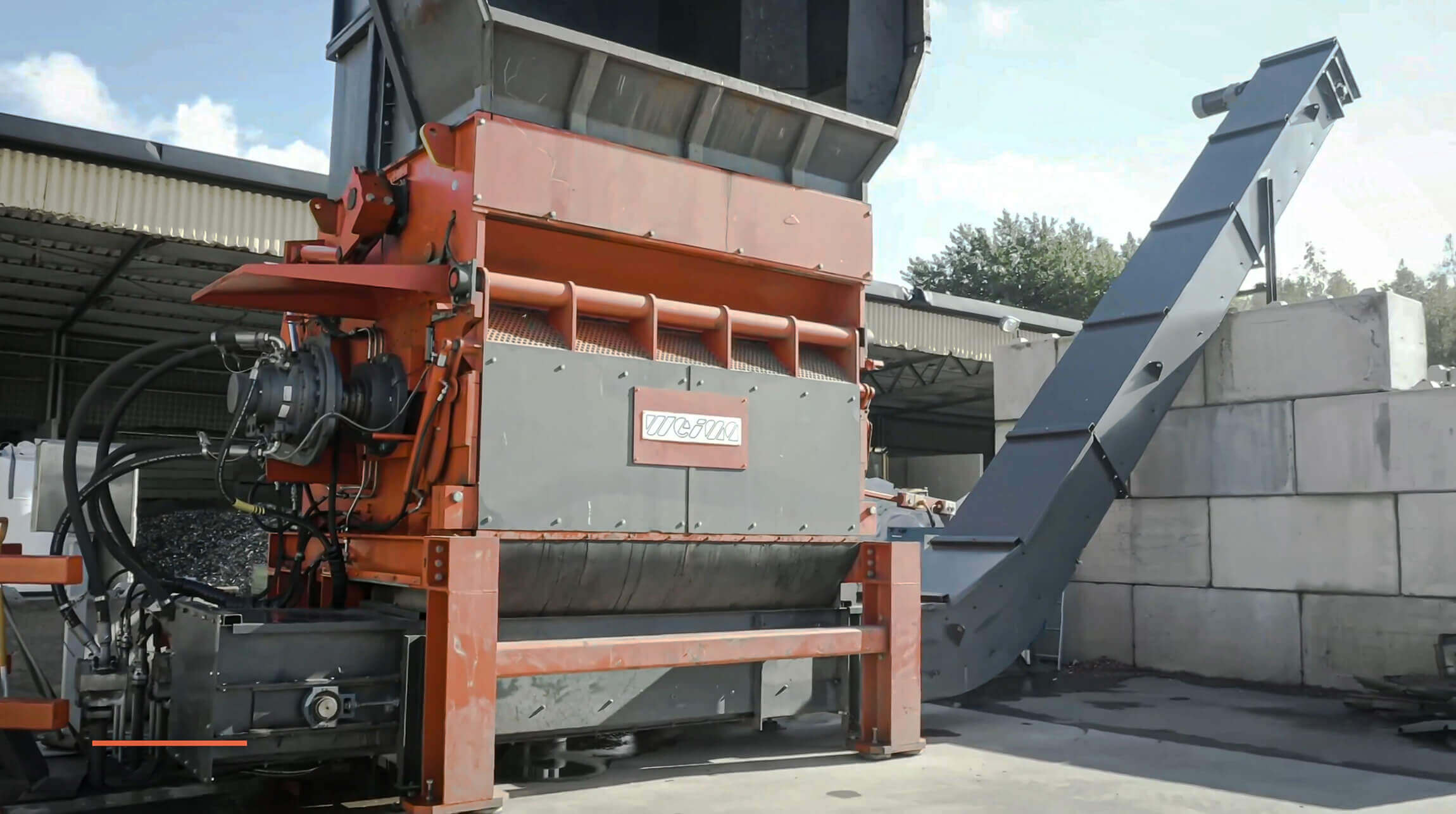 WEIMA PowerLine 2500 Kunststoff Abfall Shredder