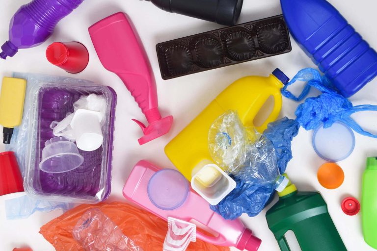 Mixed rigid hard plastic packaging scrap