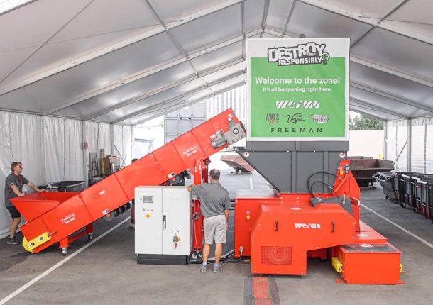 The Destroy Responsibly program at the AWFS Fair 2021