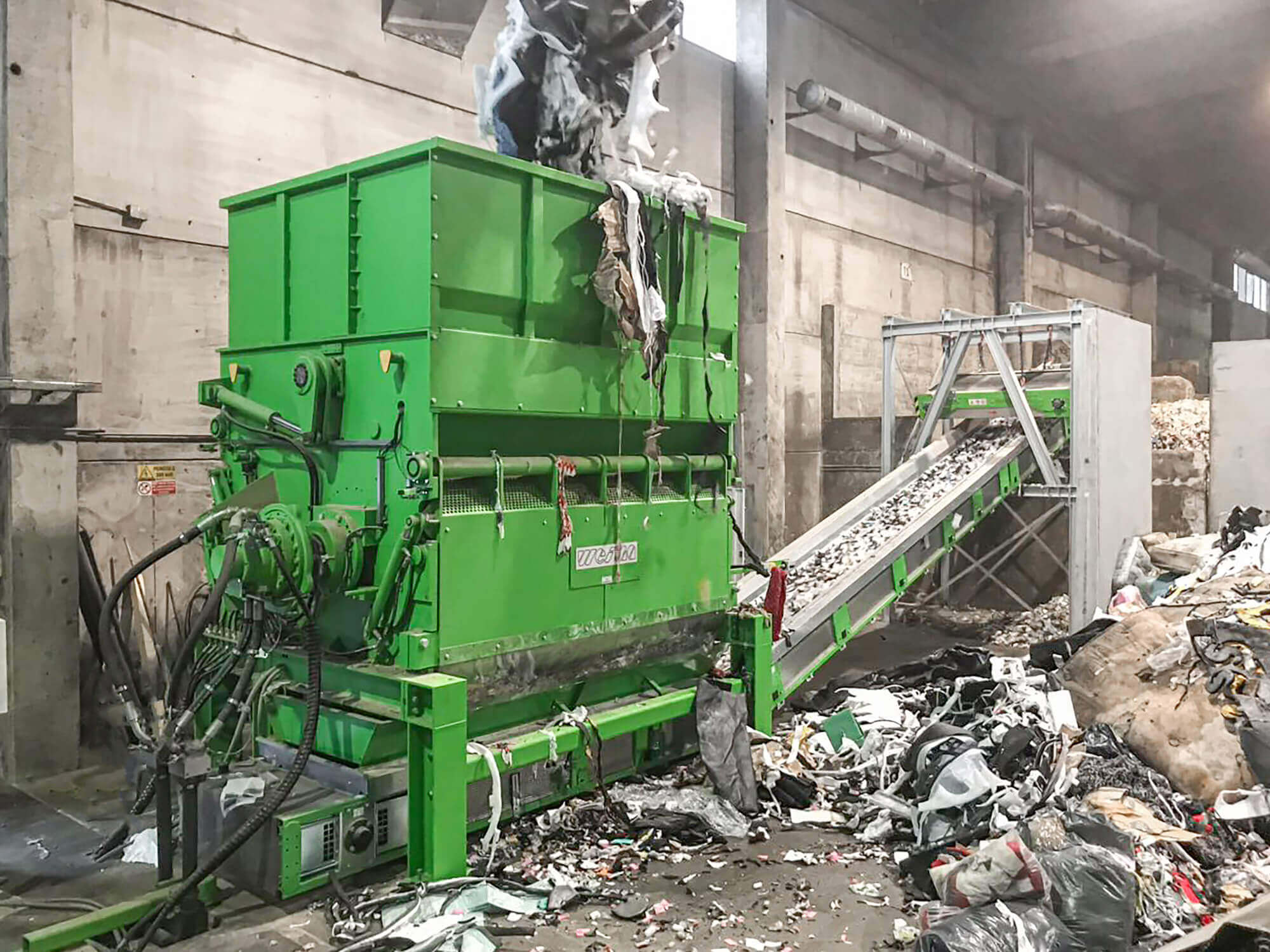 PowerLine 3000 single-shaft shredder from WEIMA