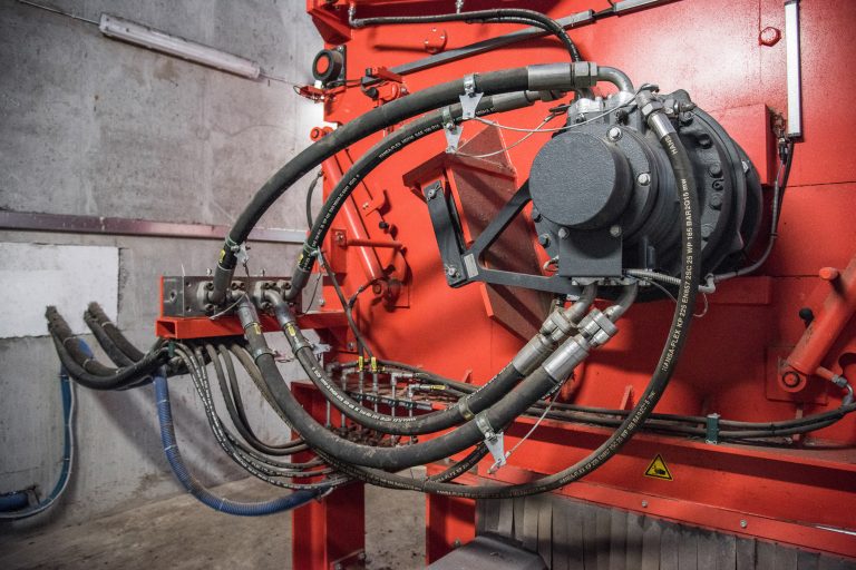 Kraftvoller Hydraulikantrieb für WEIMA Shredder