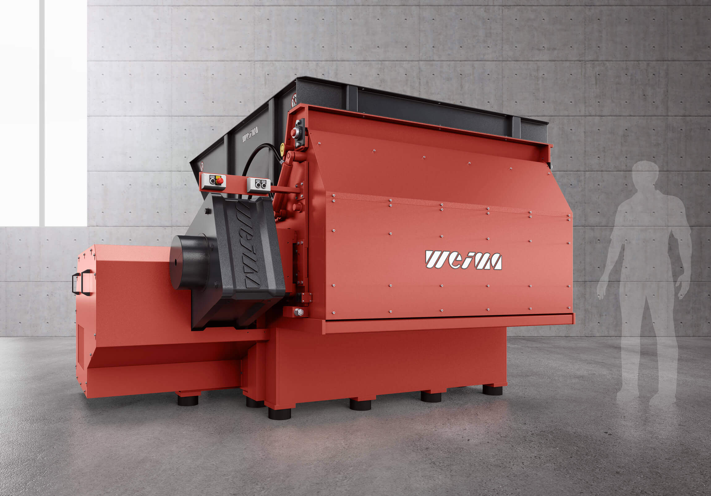 WLK 20 single-shaft shredder from WEIMA