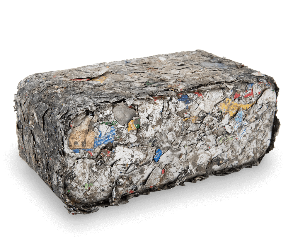 Rectangular alu briquette