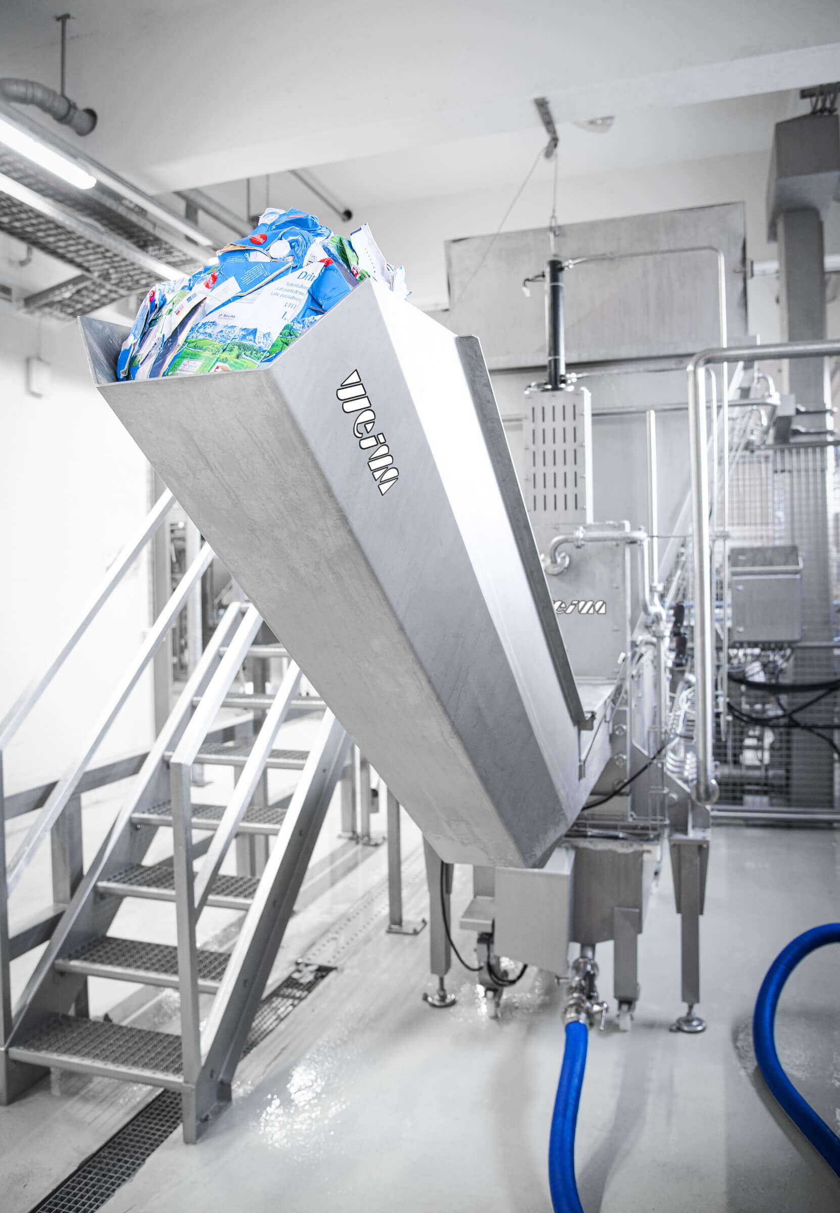 Pressing machine for rework at Emmi in Switzerland