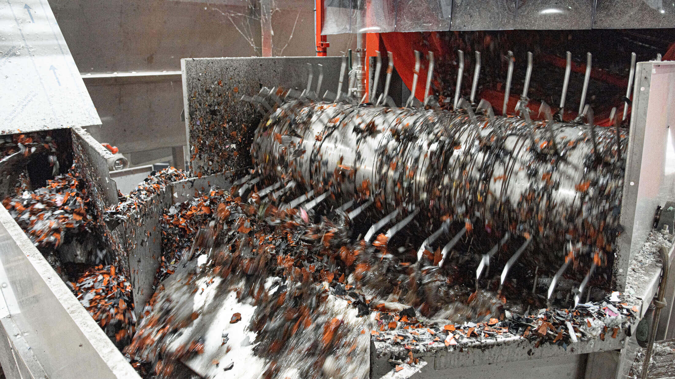 Washing unit for plastic recycling
