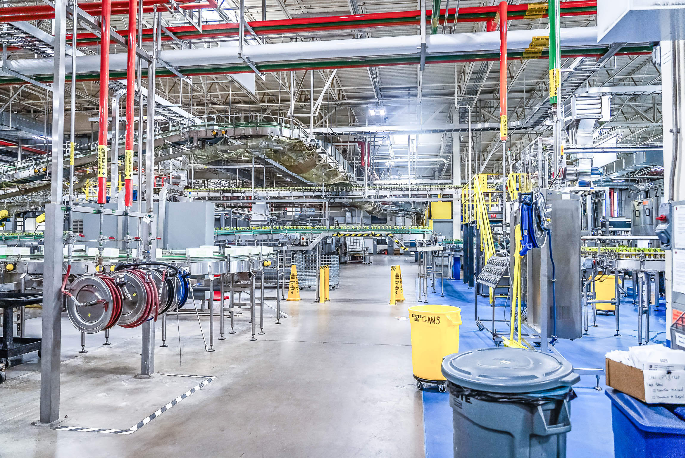 Dosenabfüllanlage der New Belgium Brewing Company in Fort Mills, Colorado