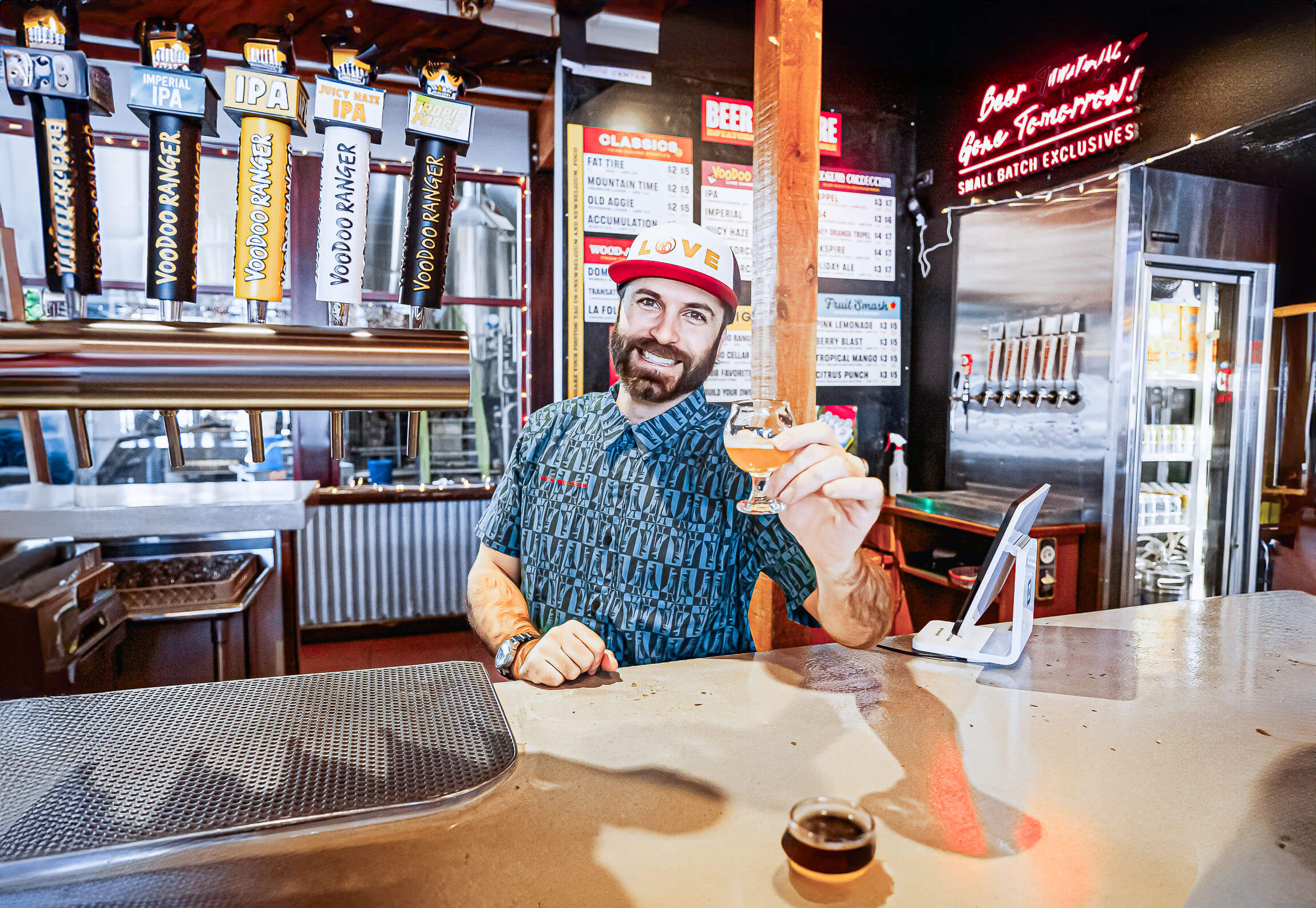 Tasting Room der New Belgium Brewing Company