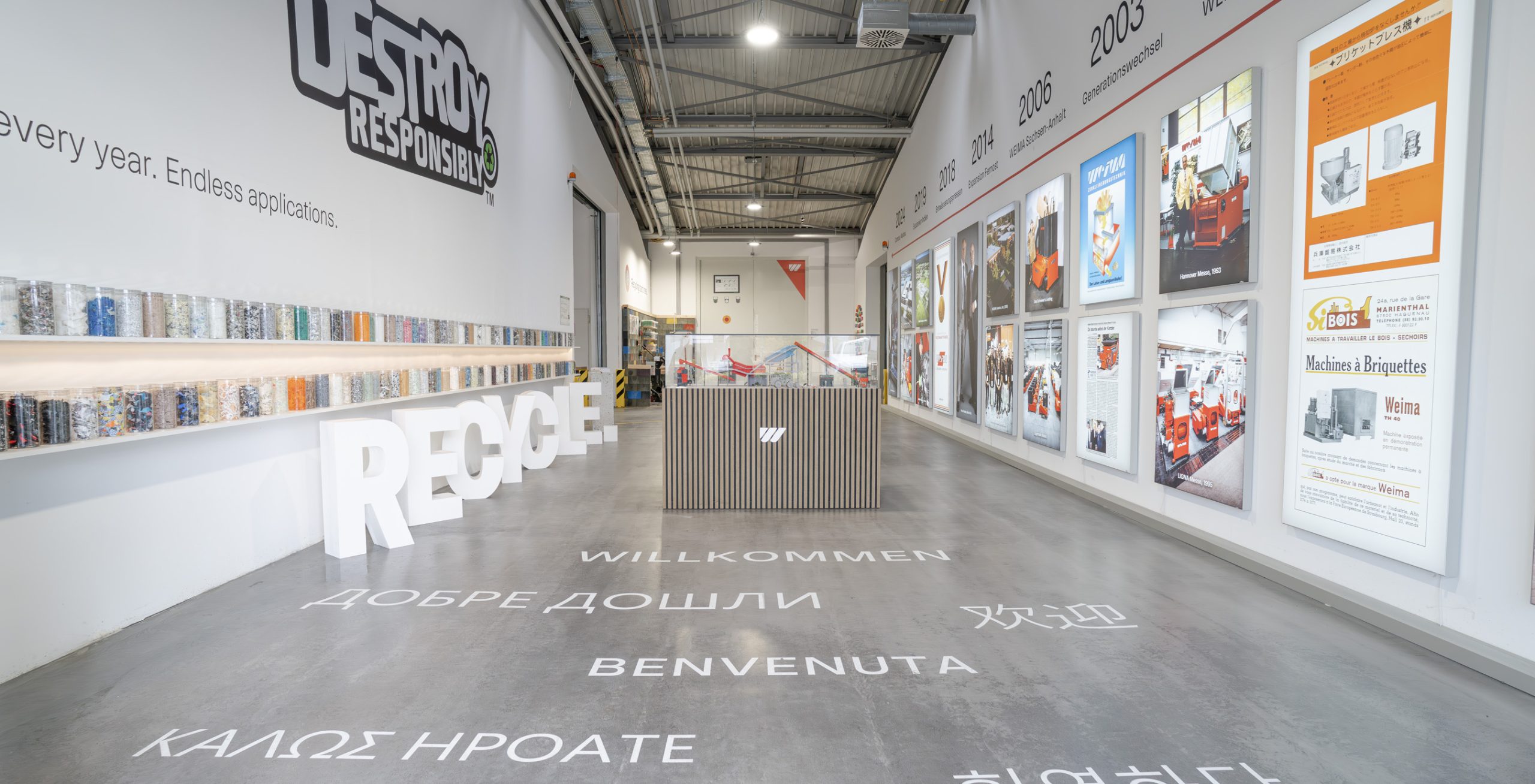 WEIMA entrance in Ilsfeld, Germany