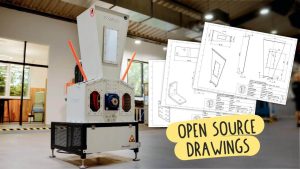 Open source drawings of the WEIMA Shredder Pro