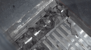 Felt remnants that get shredded