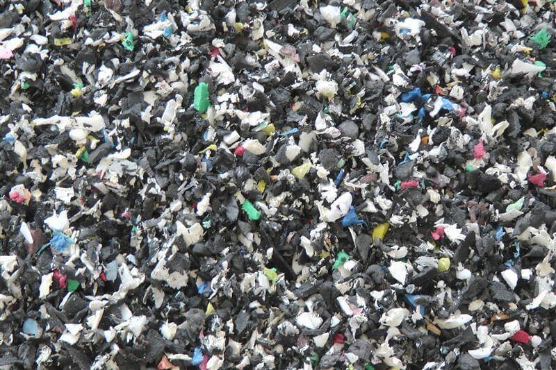 WEIMA granulator makes granulate from PE foam