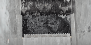 PVC lumps that get shredded