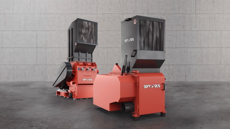 WEIMA granulators WSM 300/600 and WNZ 310/600 side by side
