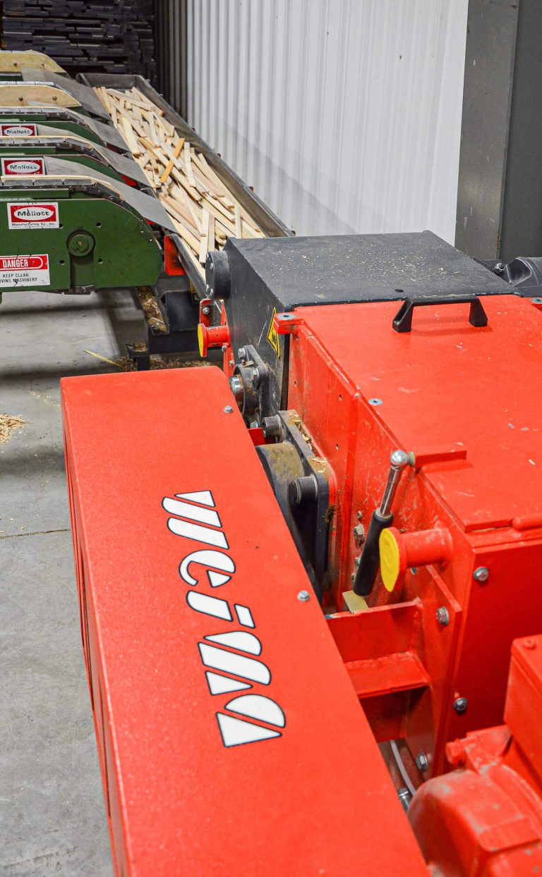 geshredderte Holzleisten