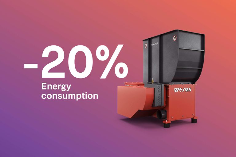 20 % less energy consumption WEIMA